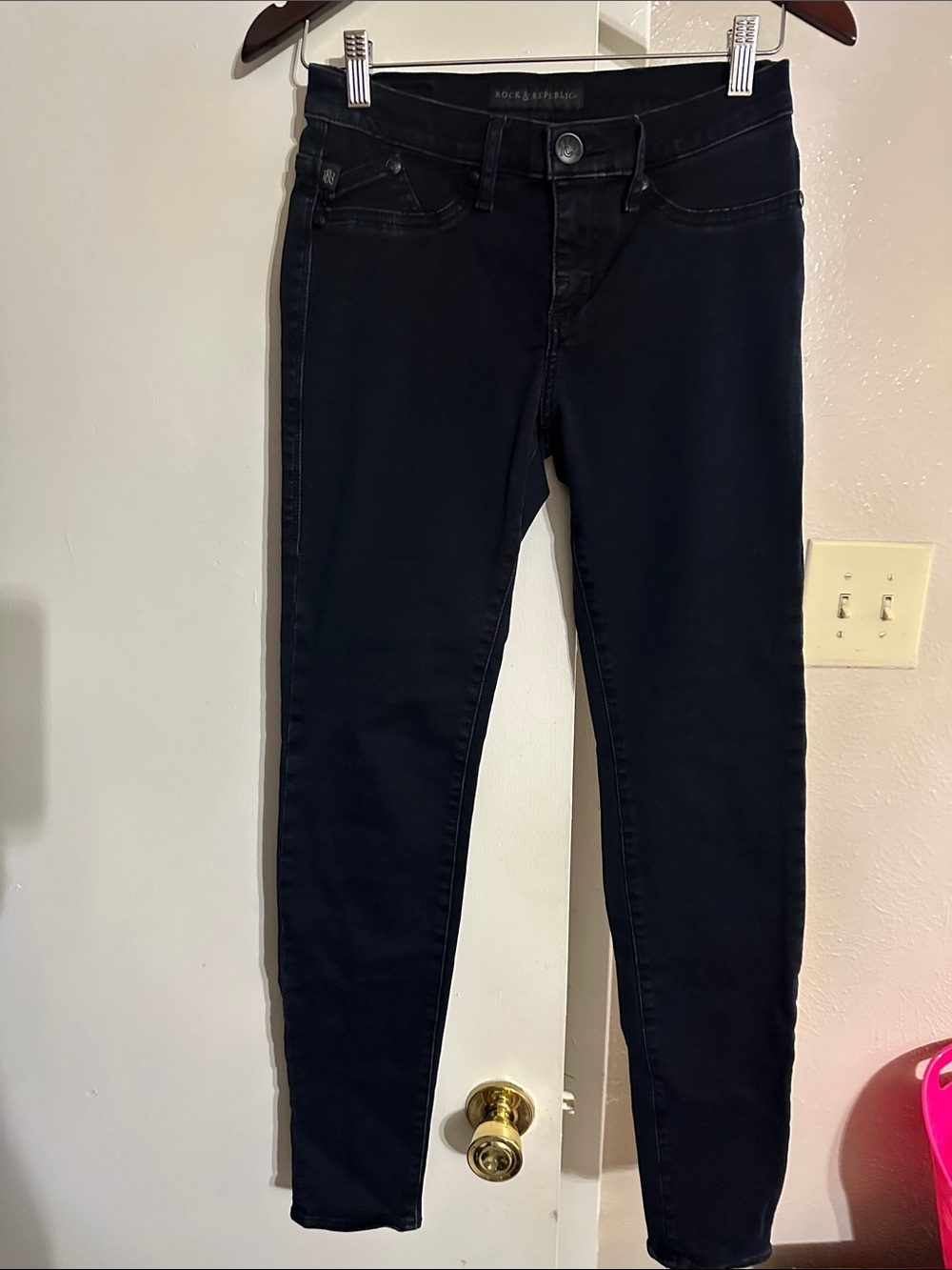 Rock & Republic Black wash Skinny Jeans